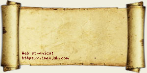 Valentina Galjak vizit kartica